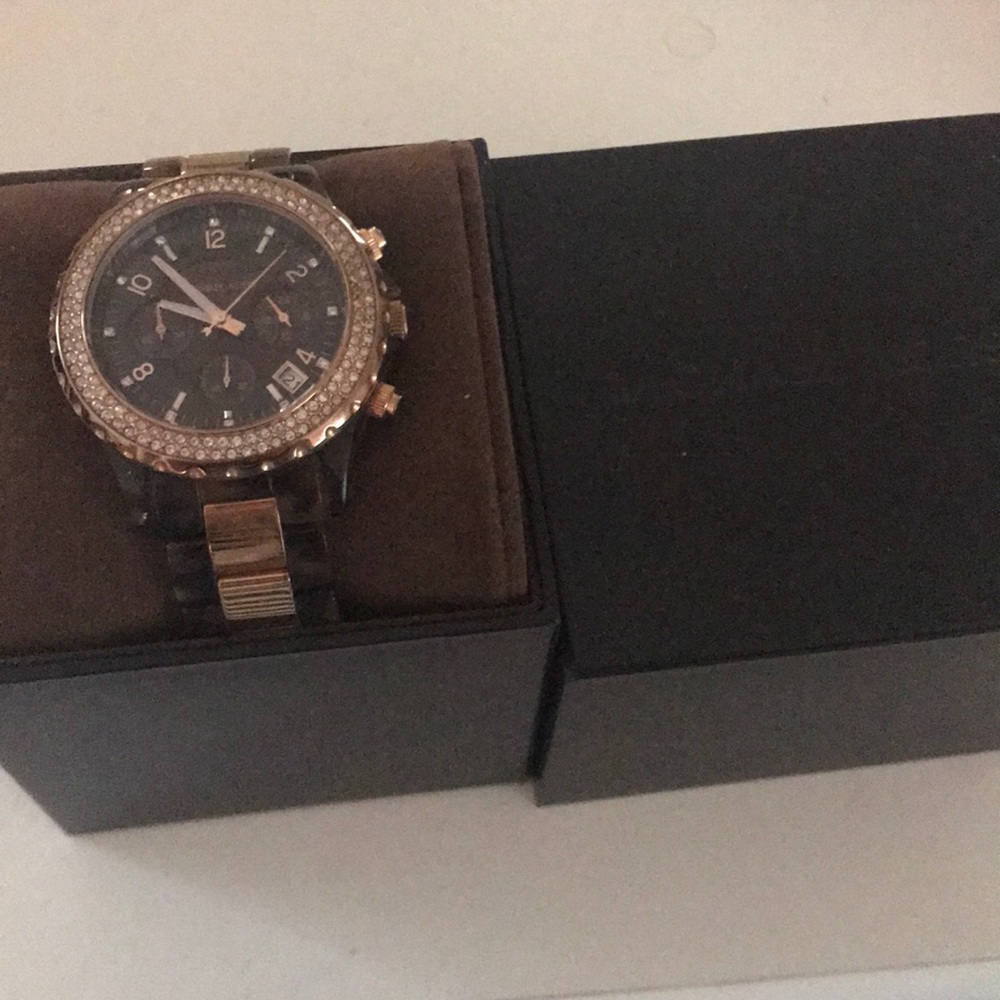Michael Kors Tortoise Shell Watch